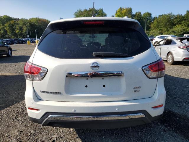 5N1AR2MMXEC633917 - 2014 NISSAN PATHFINDER S WHITE photo 6
