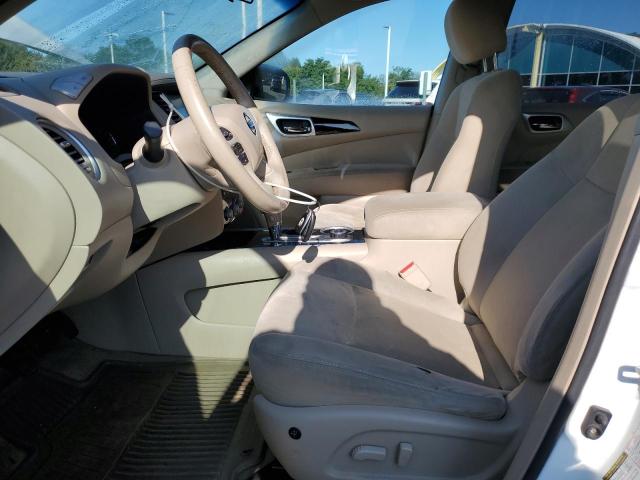 5N1AR2MMXEC633917 - 2014 NISSAN PATHFINDER S WHITE photo 7