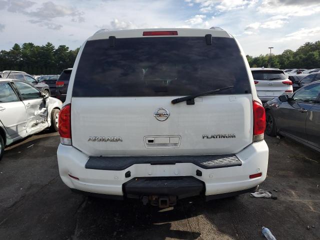 5N1AA0NE9AN610615 - 2010 NISSAN ARMADA PLATINUM WHITE photo 6