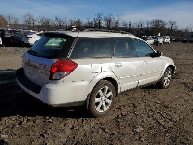 4S4BP62C287324385 - 2008 SUBARU OUTBACK 2.5I LIMITED WHITE photo 3