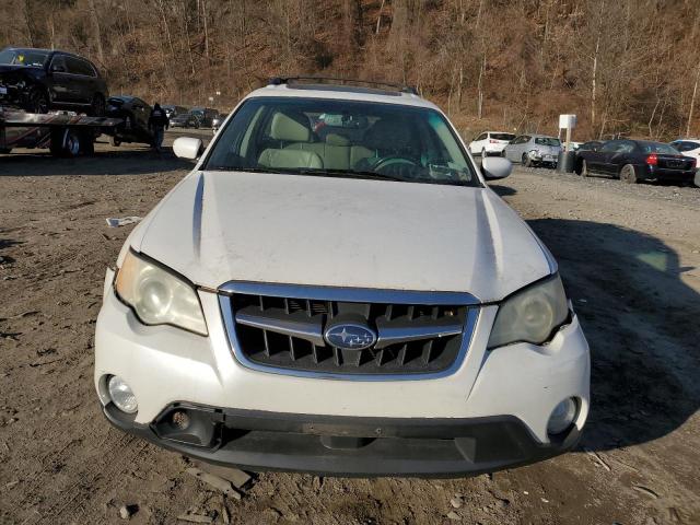 4S4BP62C287324385 - 2008 SUBARU OUTBACK 2.5I LIMITED WHITE photo 5