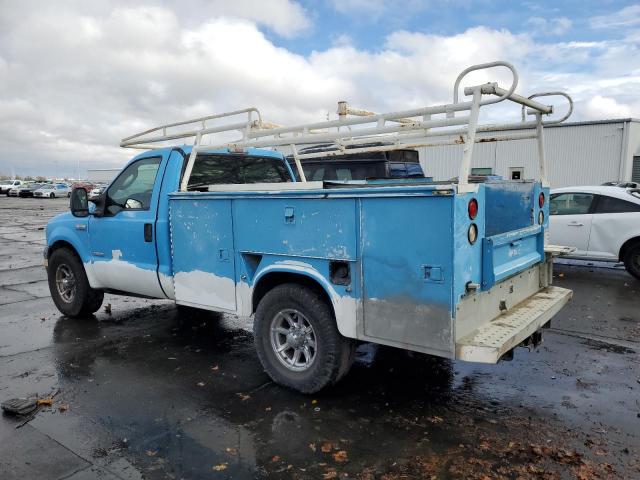 1FDSF34P86EC99017 - 2006 FORD F350 SRW SUPER DUTY BLUE photo 2