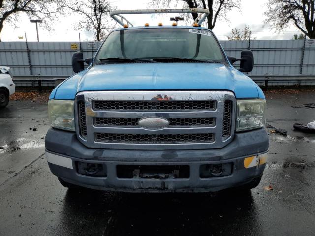 1FDSF34P86EC99017 - 2006 FORD F350 SRW SUPER DUTY BLUE photo 5