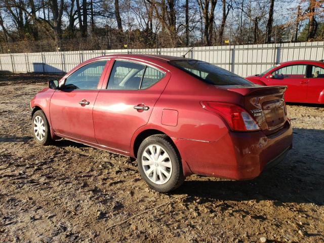 3N1CN7APXHL817495 - 2017 NISSAN VERSA S RED photo 2