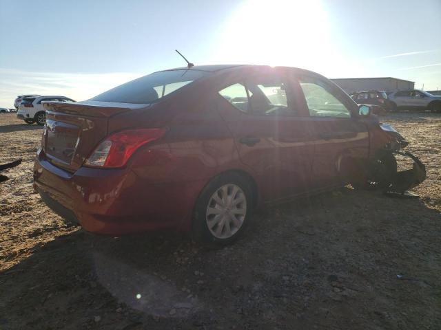 3N1CN7APXHL817495 - 2017 NISSAN VERSA S RED photo 3