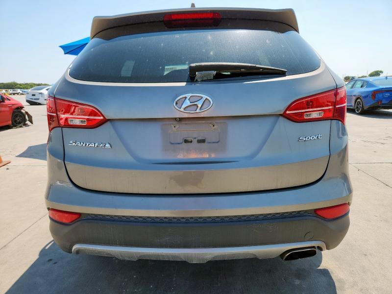 5XYZU3LB2FG297317 - 2015 HYUNDAI SANTA FE S GRAY photo 6