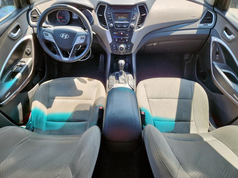 5XYZU3LB2FG297317 - 2015 HYUNDAI SANTA FE S GRAY photo 8