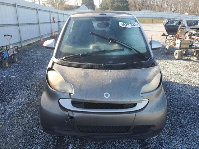 WMEEK31X29K224886 - 2009 SMART FORTWO PASSION GRAY photo 5