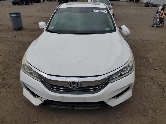 1HGCR2F06GA016005 - 2016 HONDA ACCORD EX WHITE photo 5