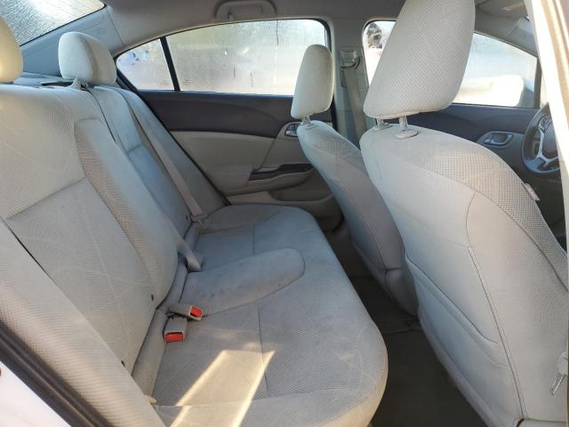 19XFB2F50CE384747 - 2012 HONDA CIVIC LX WHITE photo 10