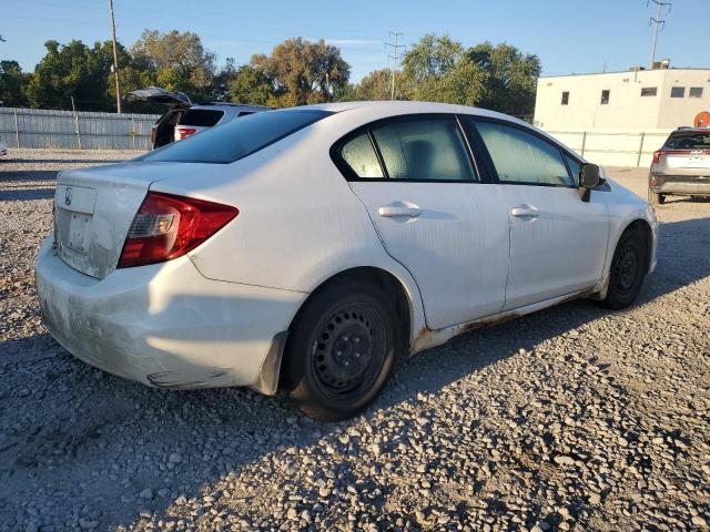 19XFB2F50CE384747 - 2012 HONDA CIVIC LX WHITE photo 3