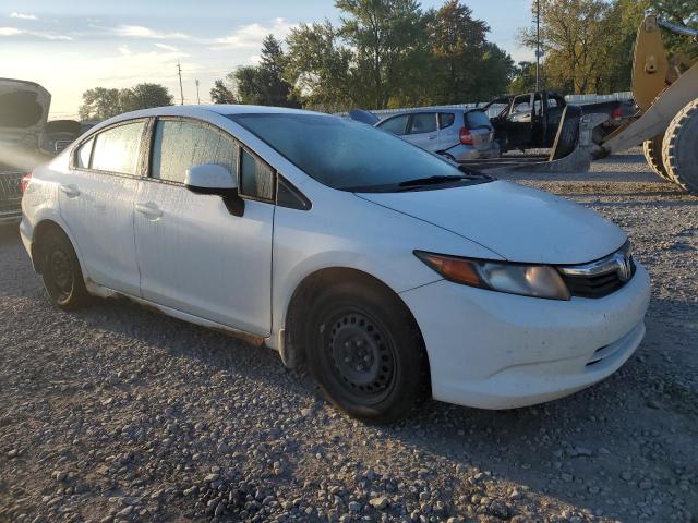 19XFB2F50CE384747 - 2012 HONDA CIVIC LX WHITE photo 4
