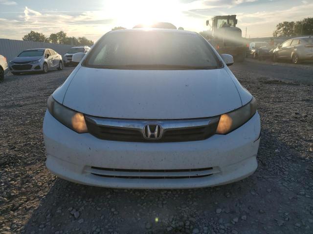 19XFB2F50CE384747 - 2012 HONDA CIVIC LX WHITE photo 5