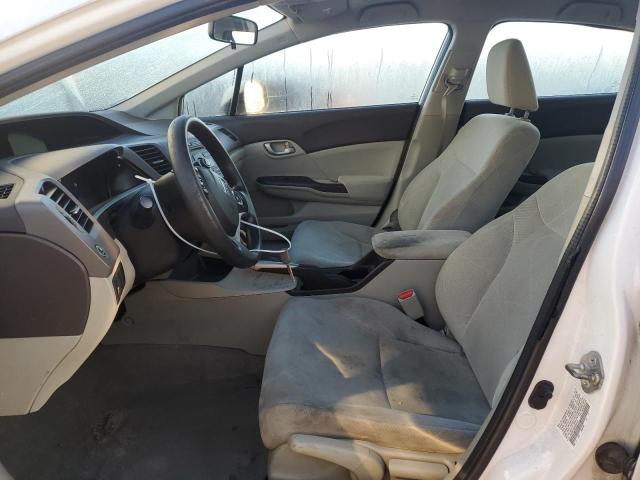 19XFB2F50CE384747 - 2012 HONDA CIVIC LX WHITE photo 7