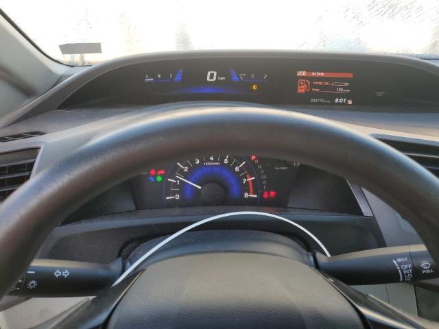 19XFB2F50CE384747 - 2012 HONDA CIVIC LX WHITE photo 9