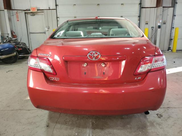 4T1BF3EK6BU177775 - 2011 TOYOTA CAMRY BASE RED photo 6