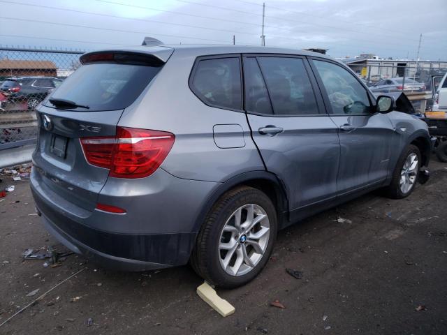 5UXWX7C57DL981100 - 2013 BMW X3 XDRIVE35I GRAY photo 3