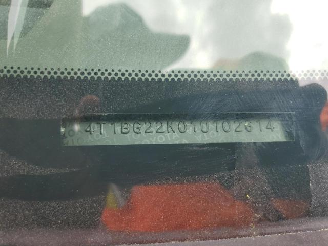 4T1BG22K01U102614 - 2001 TOYOTA CAMRY CE GRAY photo 13