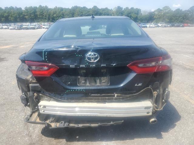 4T1R11AK6NU046048 - 2022 TOYOTA CAMRY LE BLACK photo 6