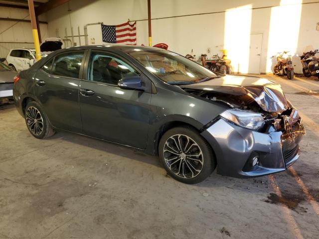 2T1BURHE8EC188345 - 2014 TOYOTA COROLLA L GRAY photo 4