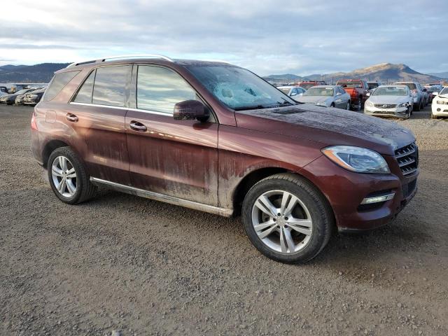 4JGDA5HB2DA156683 - 2013 MERCEDES-BENZ ML 350 4MATIC BROWN photo 4