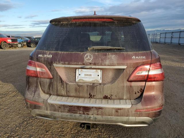 4JGDA5HB2DA156683 - 2013 MERCEDES-BENZ ML 350 4MATIC BROWN photo 6