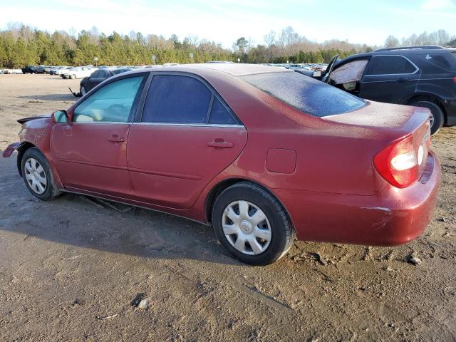 4T1BE30K74U374791 - 2004 TOYOTA CAMRY LE RED photo 2