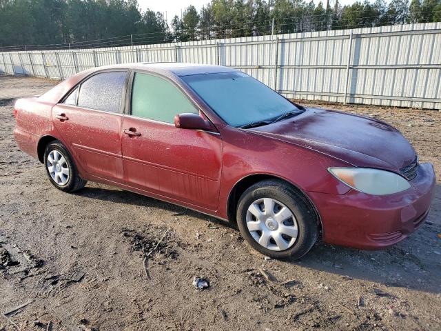 4T1BE30K74U374791 - 2004 TOYOTA CAMRY LE RED photo 4