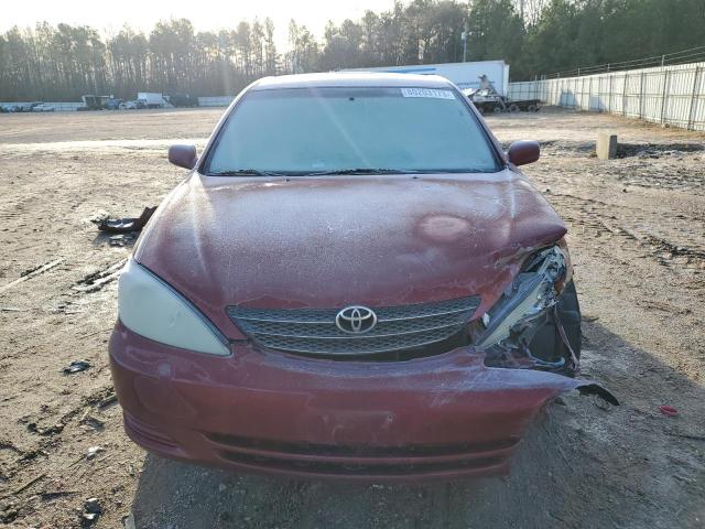 4T1BE30K74U374791 - 2004 TOYOTA CAMRY LE RED photo 5