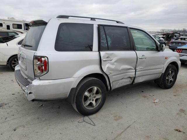 5FNYF284X7B003634 - 2007 HONDA PILOT EX SILVER photo 3