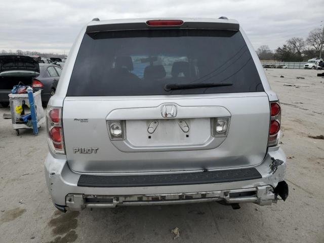 5FNYF284X7B003634 - 2007 HONDA PILOT EX SILVER photo 6