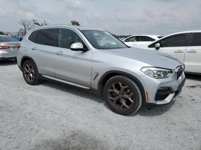 5UXTY3C06L9D68526 - 2020 BMW X3 SDRIVE30I SILVER photo 4
