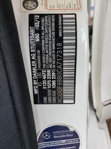 WDDGF8BB0CA717318 - 2012 MERCEDES-BENZ C 300 4MATIC WHITE photo 12