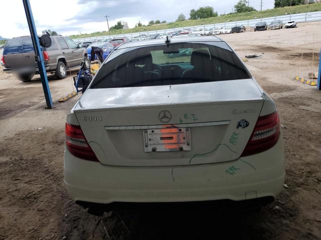 WDDGF8BB0CA717318 - 2012 MERCEDES-BENZ C 300 4MATIC WHITE photo 6