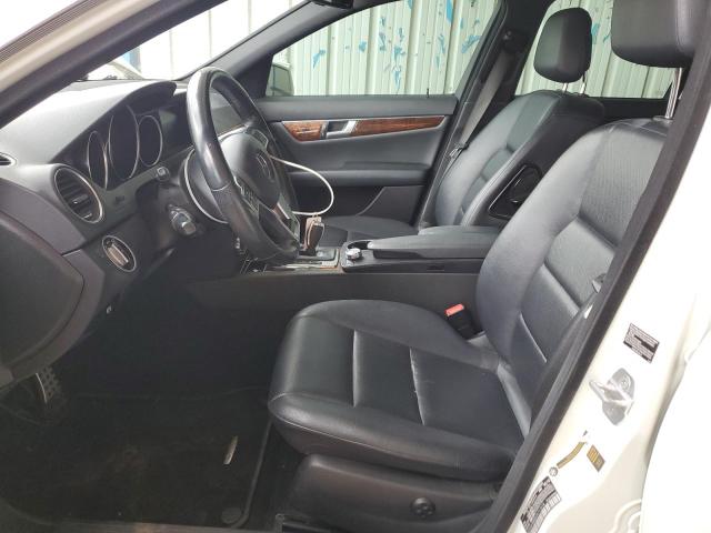 WDDGF8BB0CA717318 - 2012 MERCEDES-BENZ C 300 4MATIC WHITE photo 7