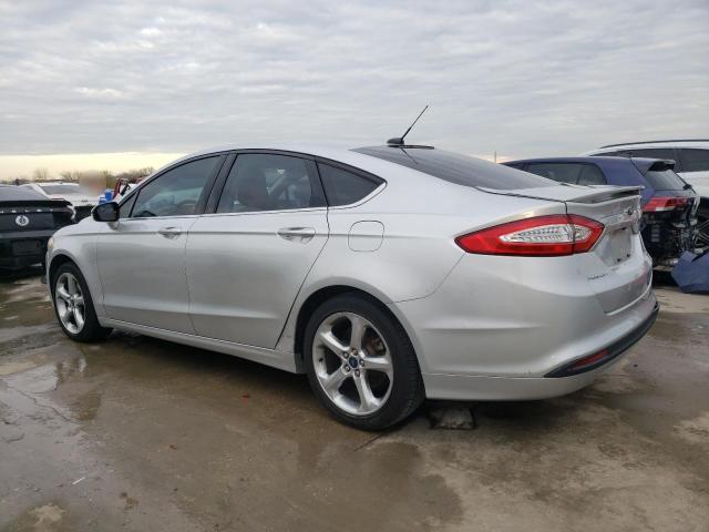 3FA6P0HD9ER135486 - 2014 FORD FUSION SE SILVER photo 2