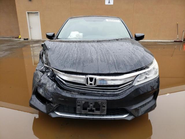 1HGCR2F33GA104634 - 2016 HONDA ACCORD LX BLACK photo 5