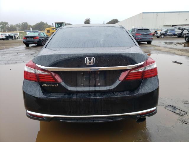 1HGCR2F33GA104634 - 2016 HONDA ACCORD LX BLACK photo 6