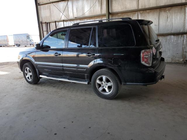 5FNYF28707B010988 - 2007 HONDA PILOT EXL BLACK photo 2