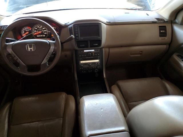 5FNYF28707B010988 - 2007 HONDA PILOT EXL BLACK photo 8