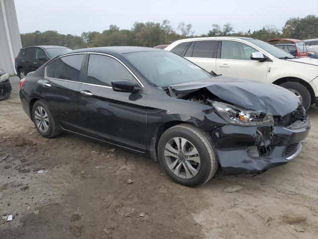 1HGCR2F30FA164823 - 2015 HONDA ACCORD LX BLACK photo 4