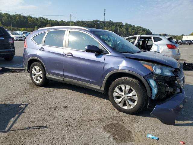 5J6RM4H77CL007318 - 2012 HONDA CR-V EXL 蓝色 照片 4
