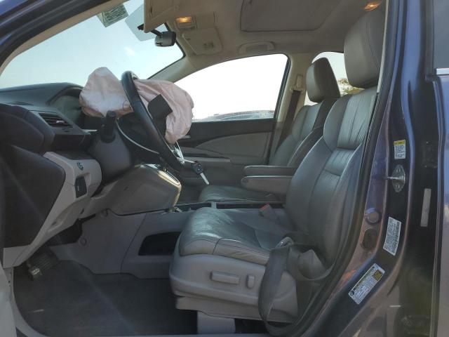 5J6RM4H77CL007318 - 2012 HONDA CR-V EXL 蓝色 照片 7