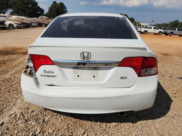 2HGFA16639H346353 - 2009 HONDA CIVIC LX-S WHITE photo 6