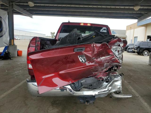 1C6RR6KG4MS560518 - 2021 RAM 1500 CLASS TRADESMAN Бордовий фото 6