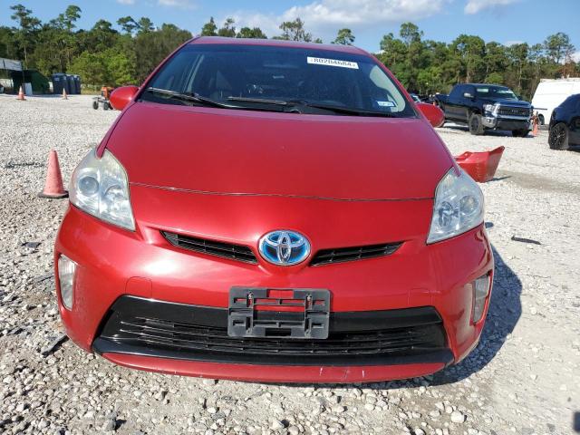 JTDKN3DU6D5655734 - 2013 TOYOTA PRIUS RED photo 5