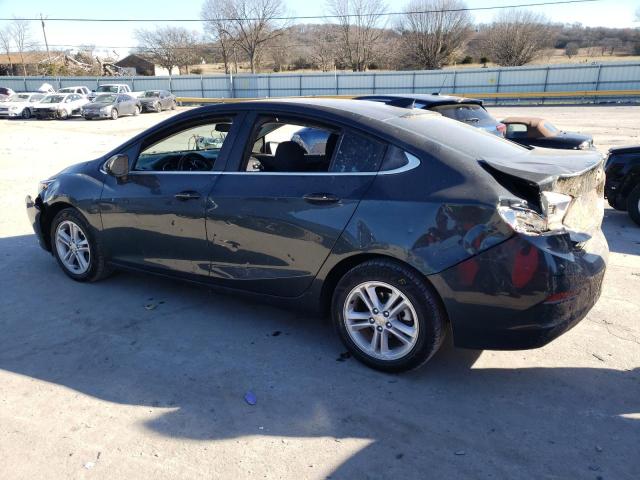 1G1BE5SM6H7177137 - 2017 CHEVROLET CRUZE LT GRAY photo 2