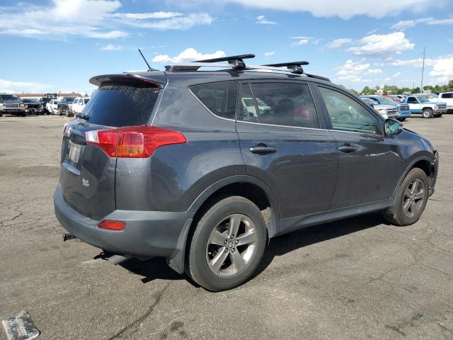 JTMRFREV5FD165333 - 2015 TOYOTA RAV4 XLE GRAY photo 3