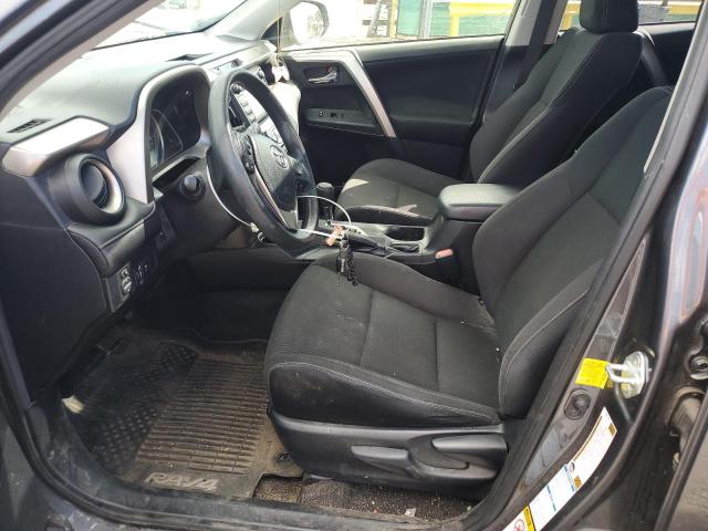 JTMRFREV5FD165333 - 2015 TOYOTA RAV4 XLE GRAY photo 7
