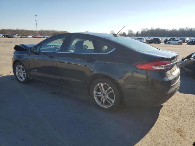 3FA6P0LU9JR178856 - 2018 FORD FUSION SE HYBRID BLACK photo 2